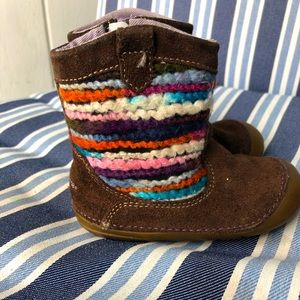 Stripe Yarn Boots